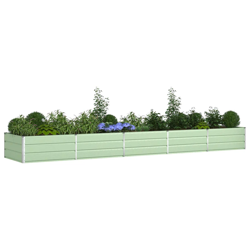 Jardinera Verde Pastel 480 X 100 X 45 Cm Acero Galvanizado