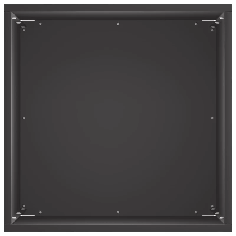 Macetero De Jardín 2 Uds. Negro 30 X 30 X 40 Cm