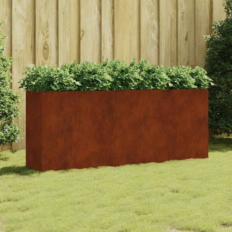 Jardinera Acero Corten 200x40x80 Cm
