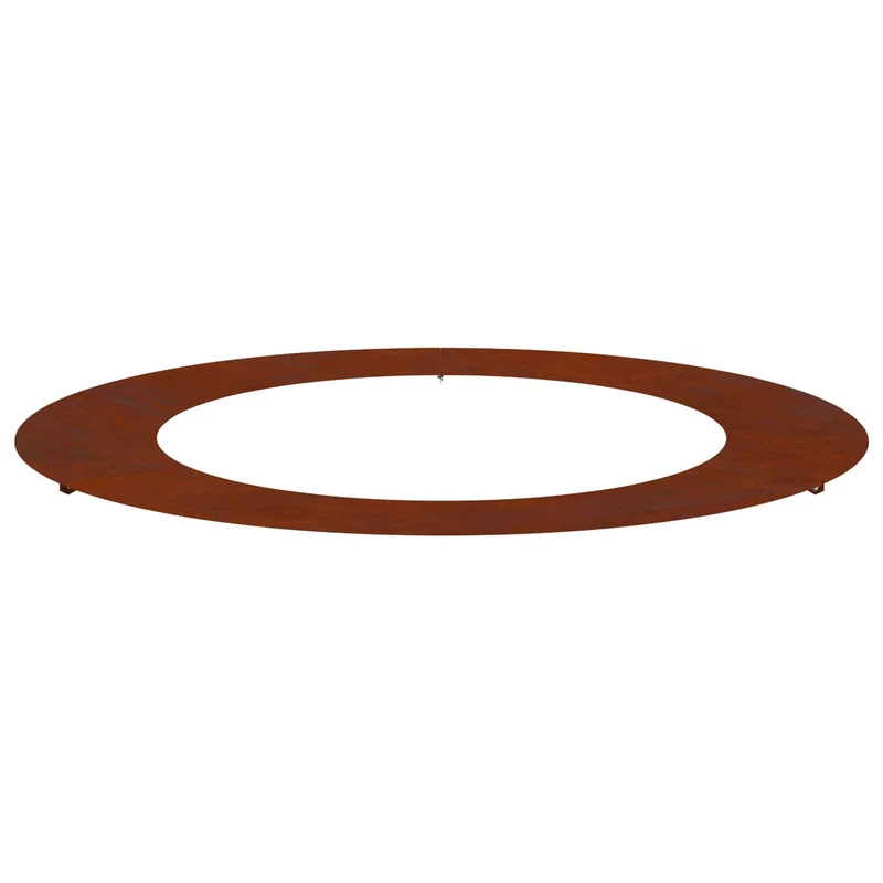 Adecuado Para Anillo De Árbol Plano Oxidado Ø60/90 Cm