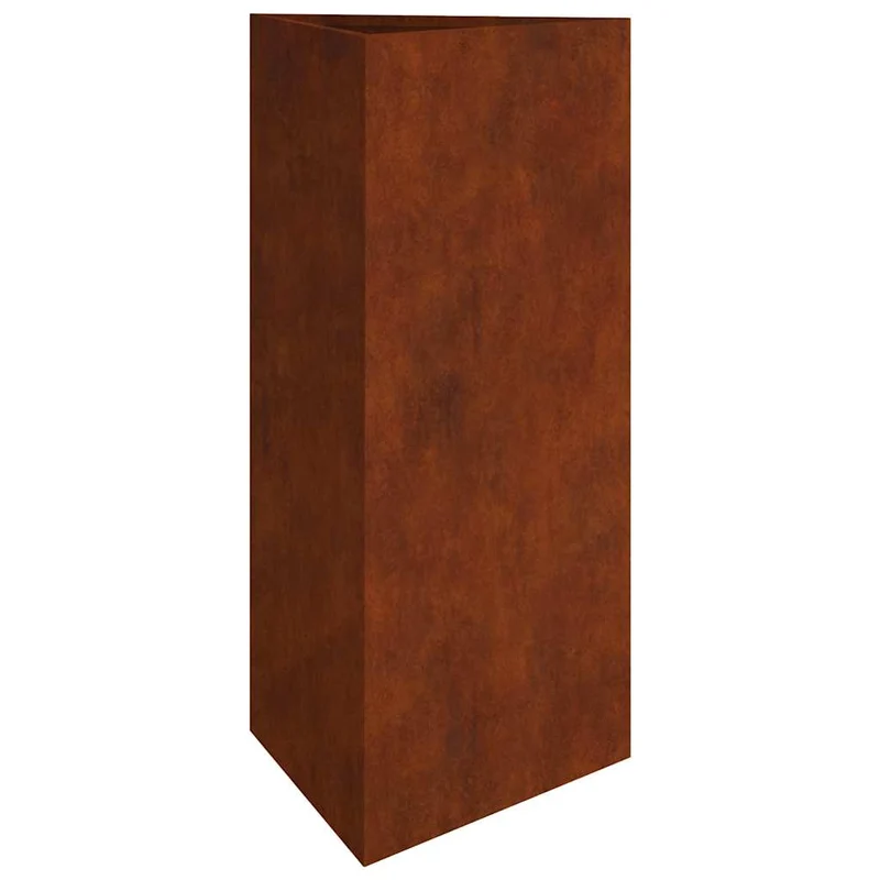 Jardinera De Acero Corten 40x34,5x75 Cm