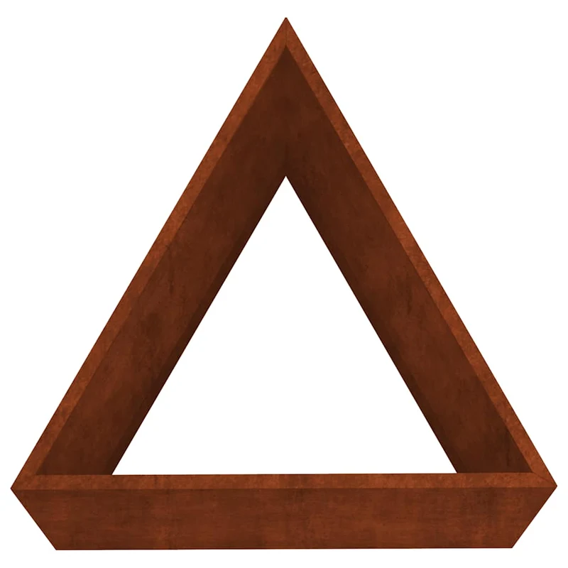 Jardinera De Acero Corten 40x34,5x75 Cm