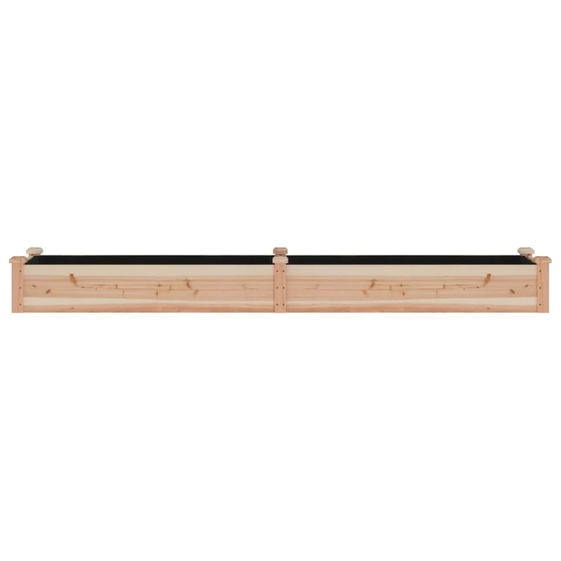 Jardinera Arriate Con Forro Madera Maciza Abeto 240x45x25 Cm