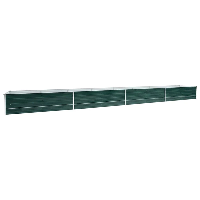Arriate De Acero Galvanizado Verde 600x80x45 Cm