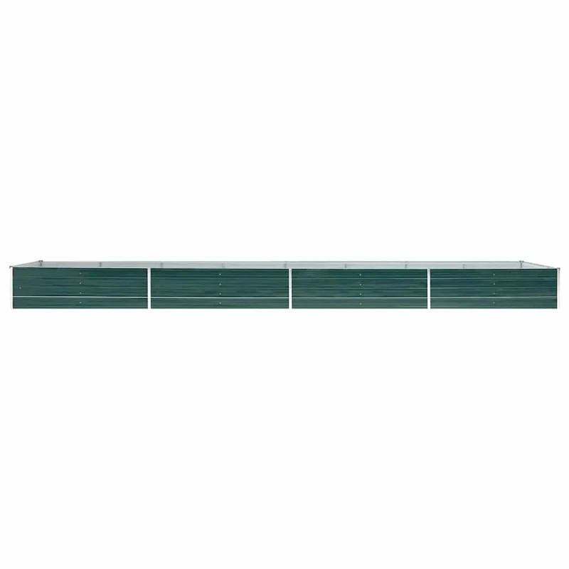 Arriate De Acero Galvanizado Verde 600x80x45 Cm