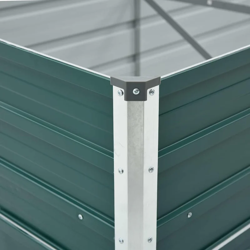 Arriate De Acero Galvanizado Verde 600x80x45 Cm