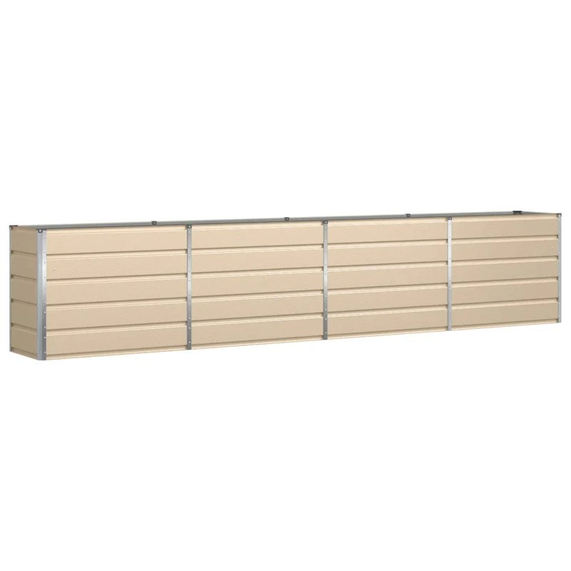 Jardinera Marfil 385 X 50 X 75 Cm Acero Galvanizado