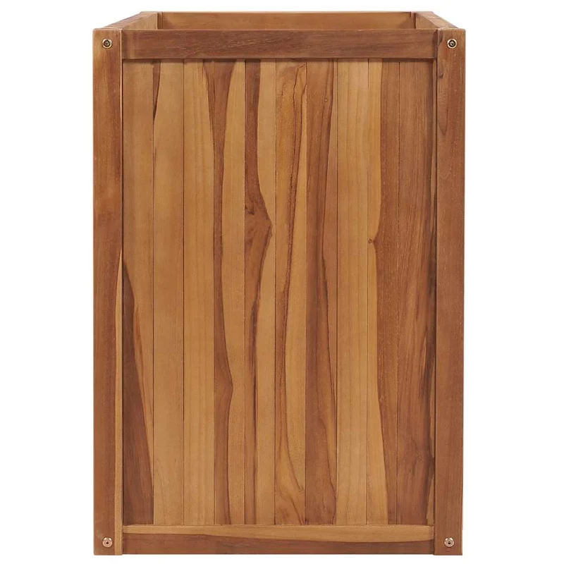 Arriate Elevado Madera Maciza De Teca 100x50x70 Cm