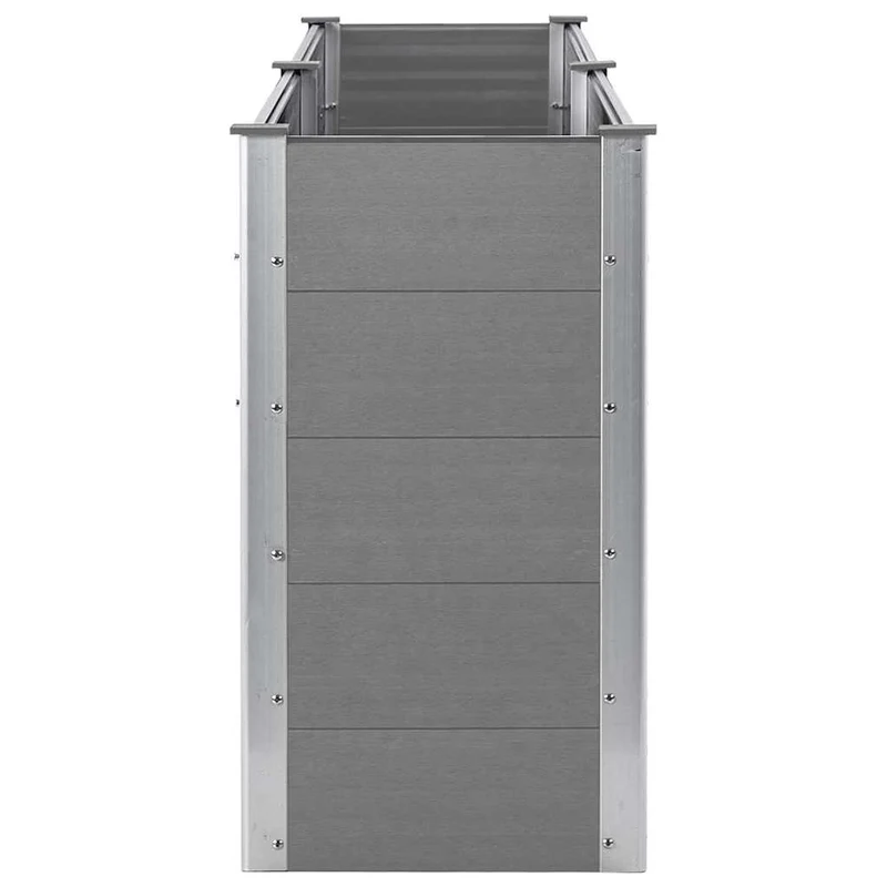 Arriate De Wpc Gris 250x50x91 Cm