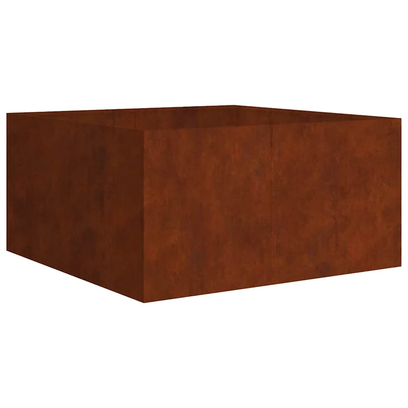 Jardinera De Acero Corten 80x80x40 Cm