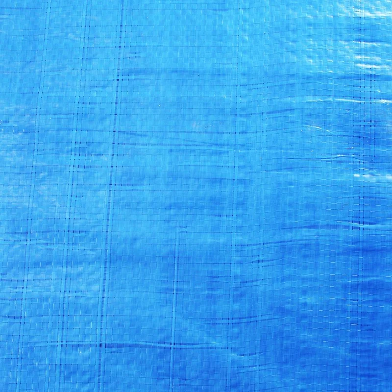 Toldo Rafia 3,85x4,90 Azul C/ Ollaos (4x5 M)