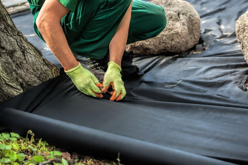 250m X 1m Vellón Contra Malas Hierbas Estable A Los Rayos Uv Con 2 Superficies Vellón Para Jardín Pes/pp