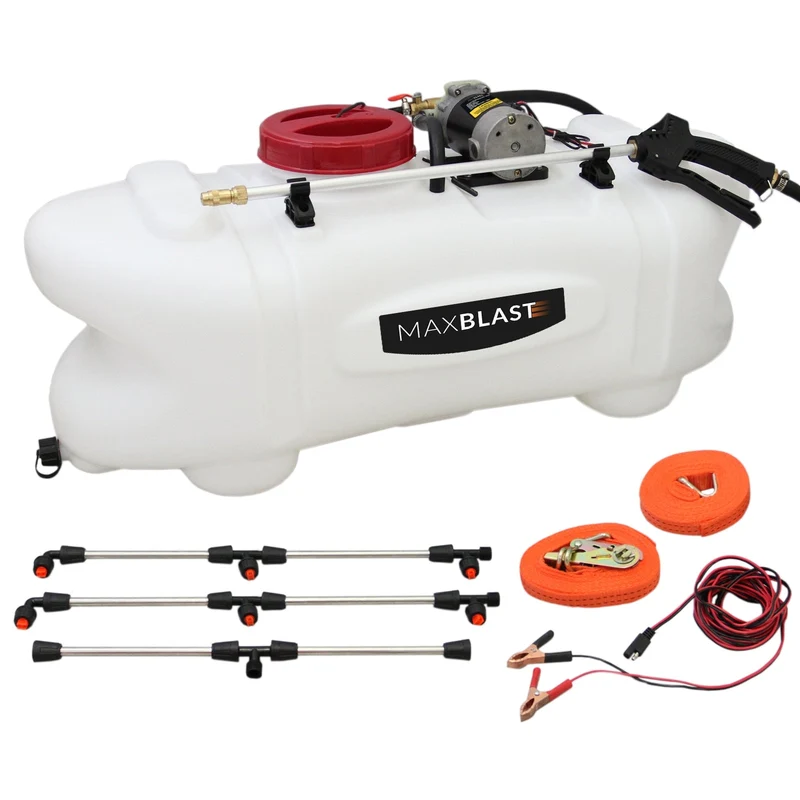 Atv Quad Pulverizador Agrícola Lanza De Mano 12v 100l De Tanque Cultivo Malezas