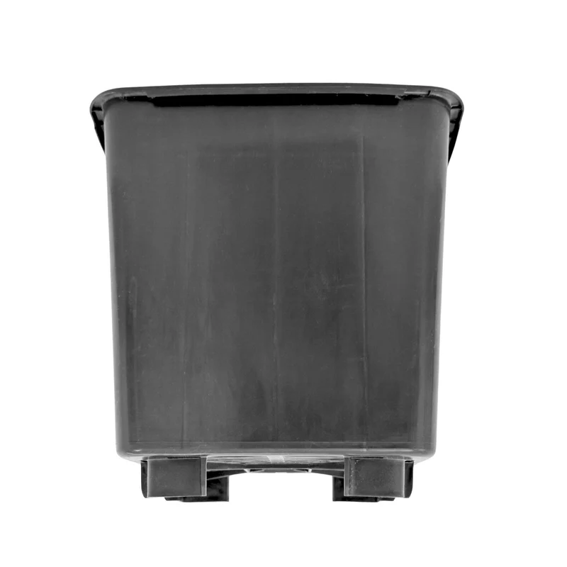 Maceta Cuadrada Negra Elevada 24,5 X 25,2 X 24,5 Cm (10 L) – Drenaje Y Aireación Óptimos