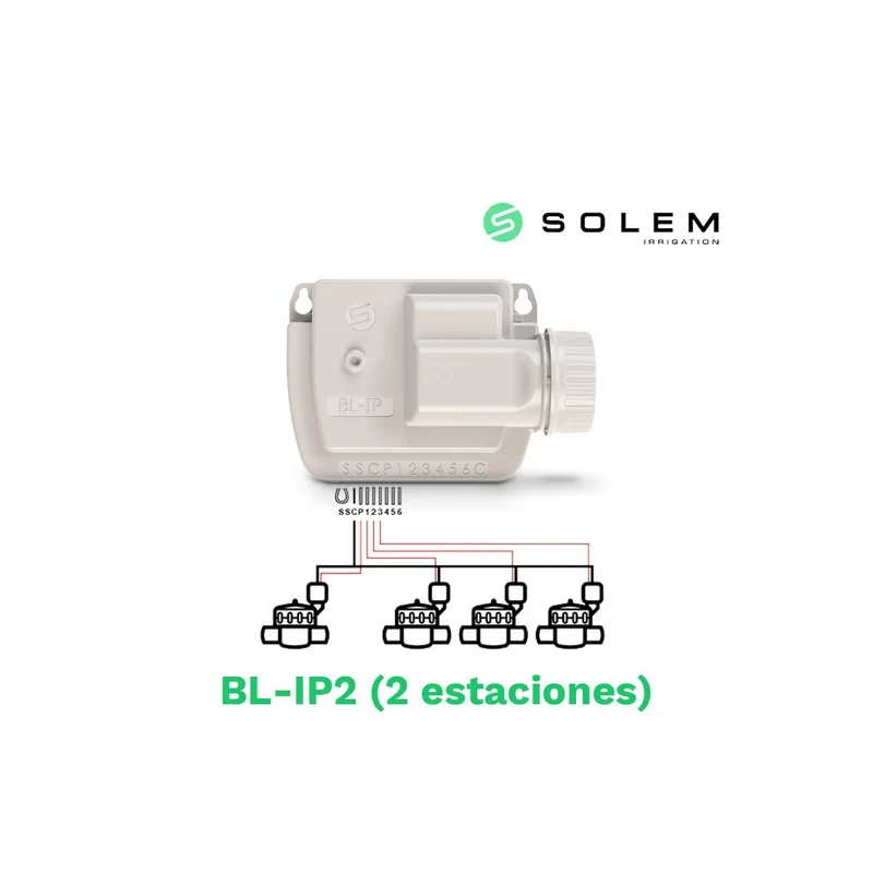 Modulo Solem Bt 2 Estaciones 9v - Control Bluetooth Para Riego Automático