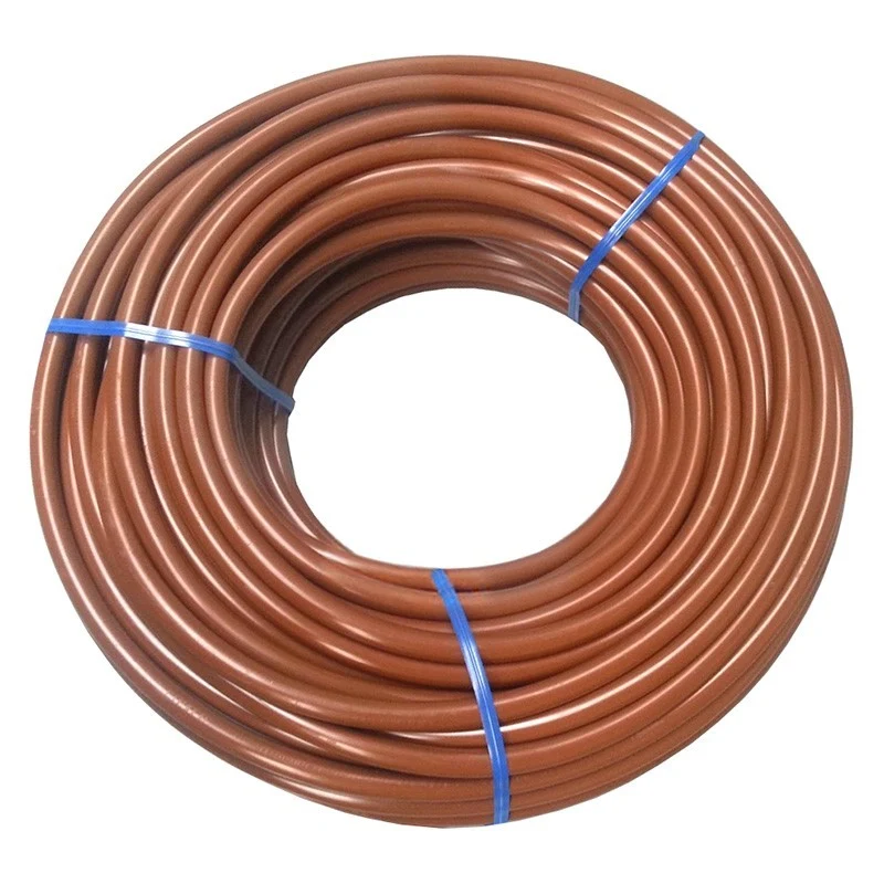 Microtubo Pvc Flexible 4,5x6,5 Marrón - 25 Metros