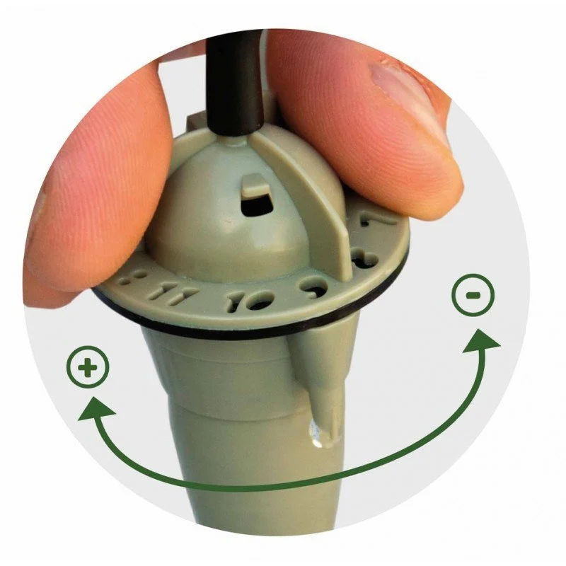 Riego Por Goteo Para Plantas Iriso Con Depósito – Negro