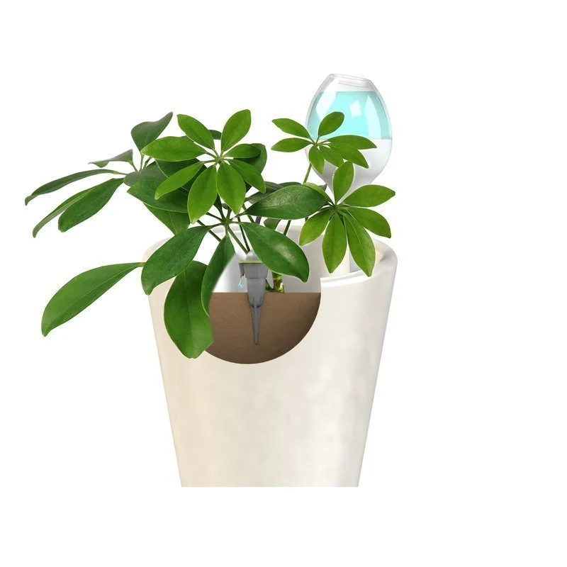 Riego Por Goteo Para Plantas Iriso Con Depósito – Blanco