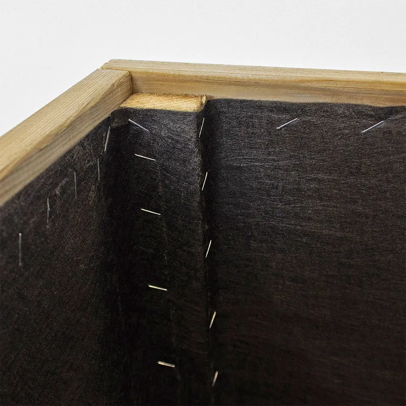 Jardinera Rectangular De Madera Tratada 100x40x40 Cm Ghio Hortalia