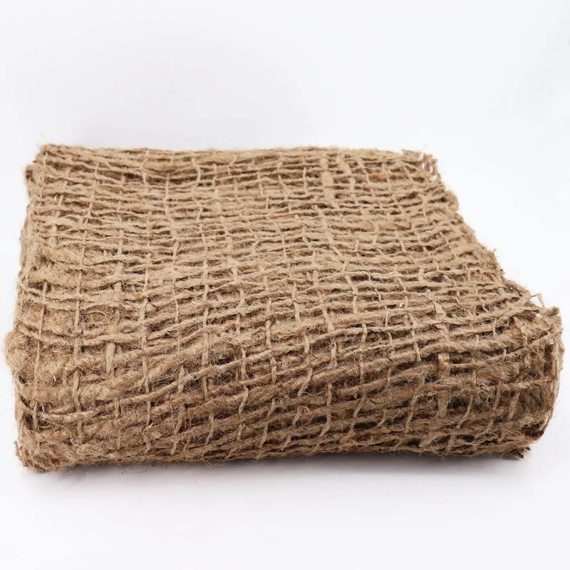 120m X 1,2m Estera De Terraplén Estera De Banco Para El Revestimiento Del Estanque Tela De Yute 500g 1,2m Br.