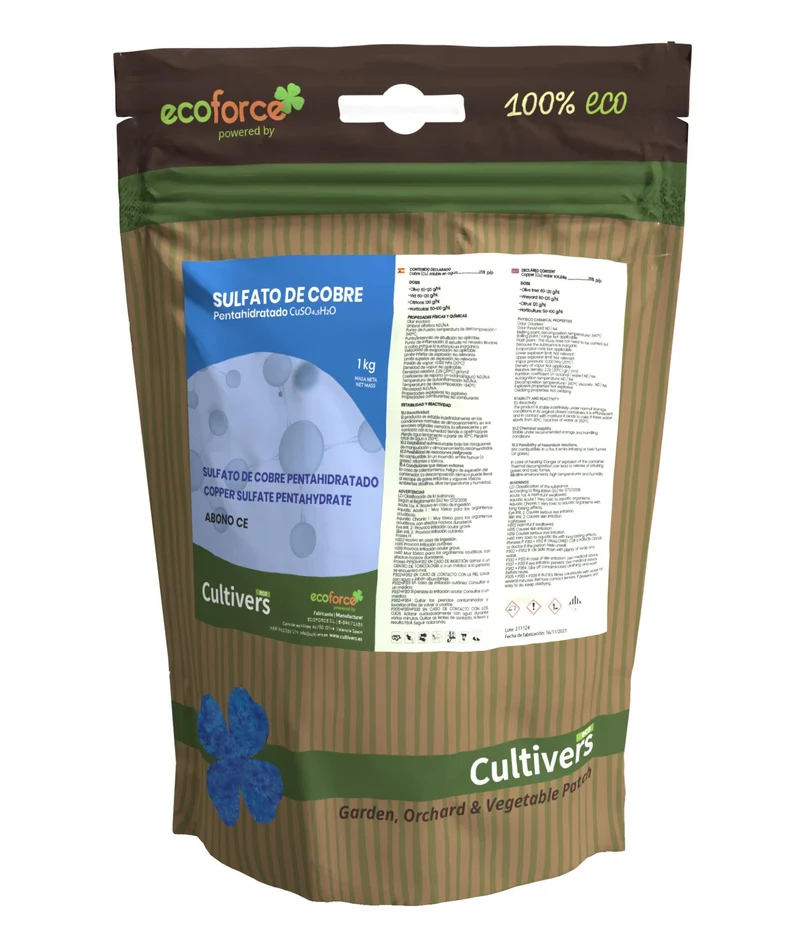 Sulfato De Cobre Cultivers 250 G