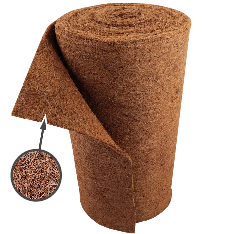 Estera De Coco De 8 M Estera De Protección Para Terraplenes De Invierno Estera De Fibra De Coco 800 G/m² 0,5 M De Ancho