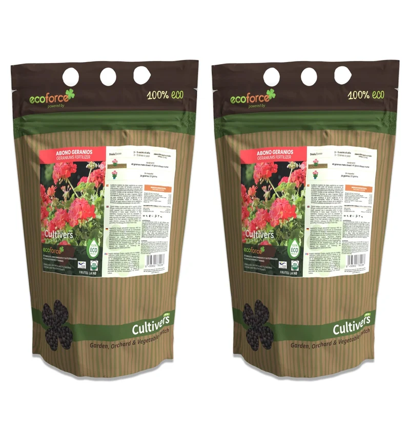Abono Geranios Ecológico Cultivers 250 G