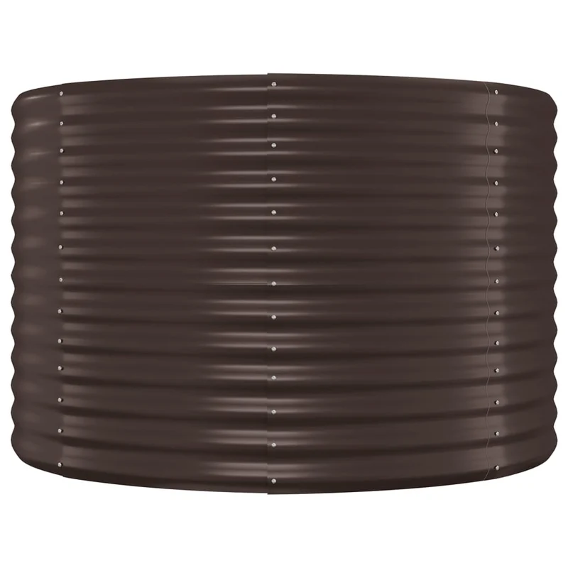 Jardinera Arriate Acero Galvanizado Marrón 175x100x68cm