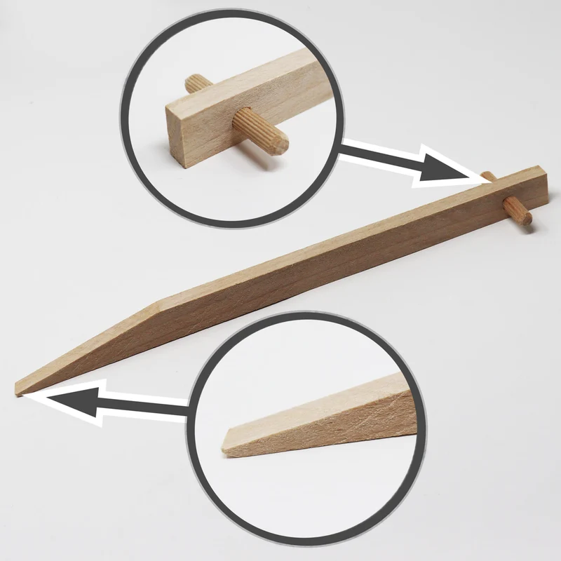 100 Anclajes De Suelo De Madera De Haya I Anclaje De Suelo De Madera Anclaje De Fijación De Clavijas De Madera