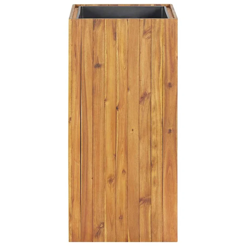 Arriate De Madera Maciza De Acacia 43,5x43,5x90 Cm