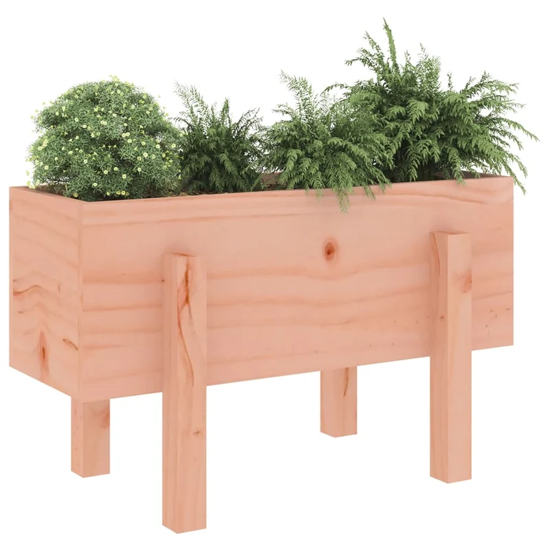 Jardinera Madera Maciza De Abeto Douglas 62x30x38 Cm