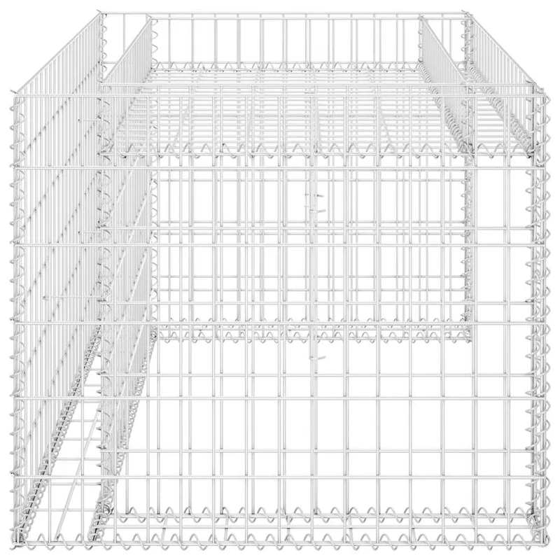 Cobertizo De Cortacésped Con Arriate Alambre Acero 110x80x60 Cm
