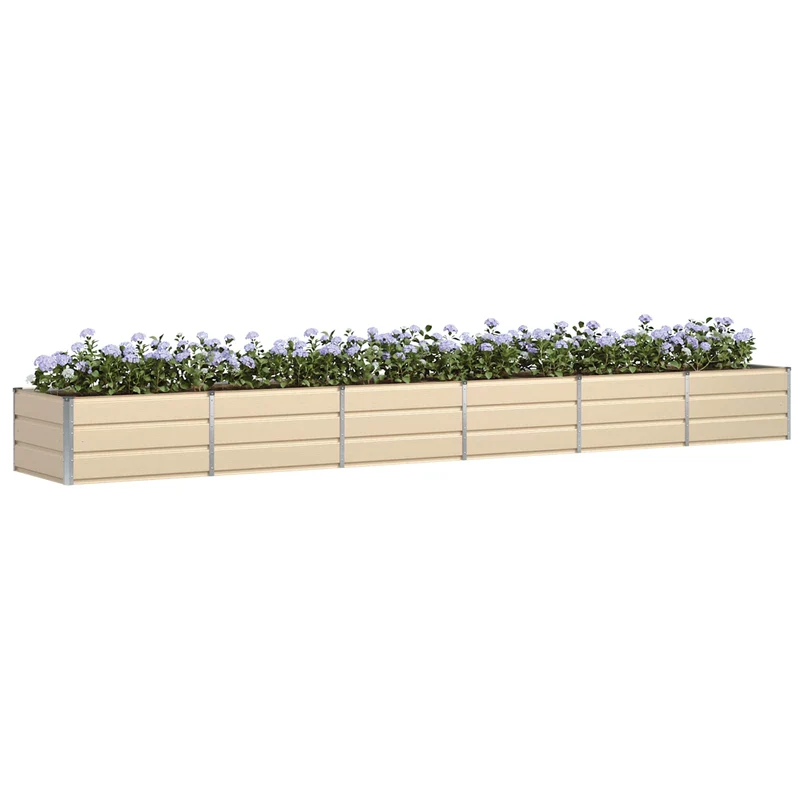 Jardinera Marfil 480 X 80 X 45 Cm Acero
