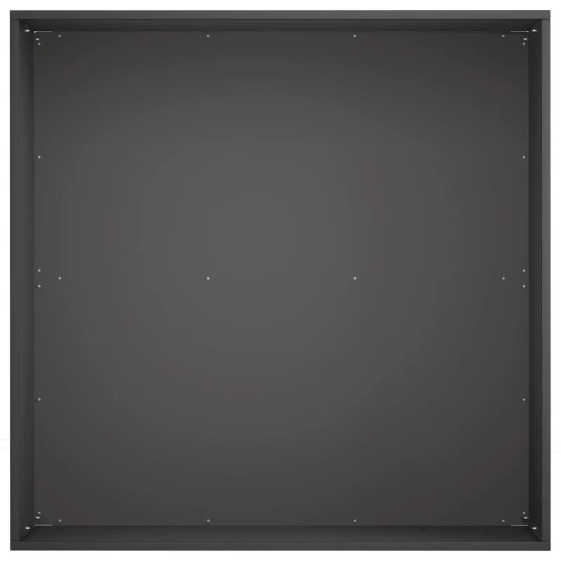 Macetero De Jardín Negro 40 X 40 X 30 Cm Acero Laminado En Frío