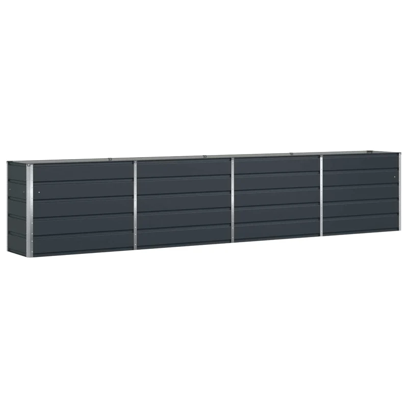 Jardinera Antracita 385 X 50 X 75 Cm Acero Galvanizado