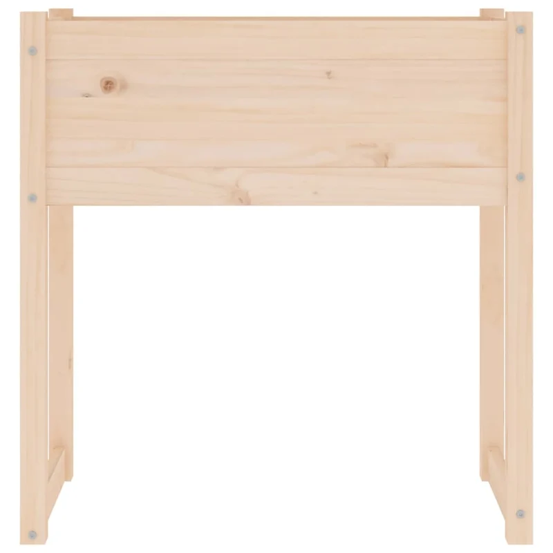 Jardinera De Madera Maciza De Pino 78x40x81 Cm