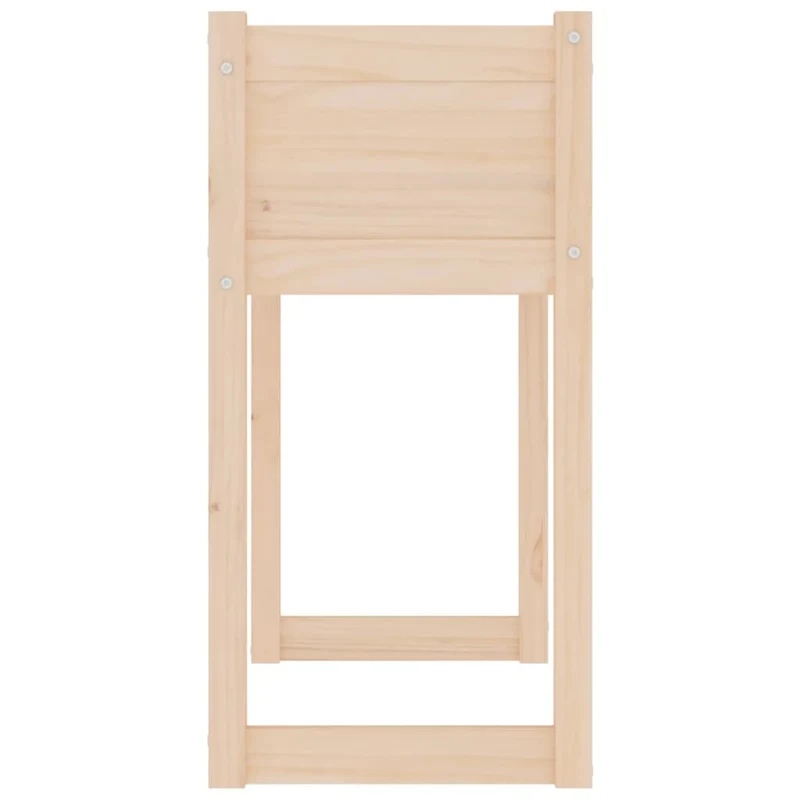 Jardinera De Madera Maciza De Pino 78x40x81 Cm