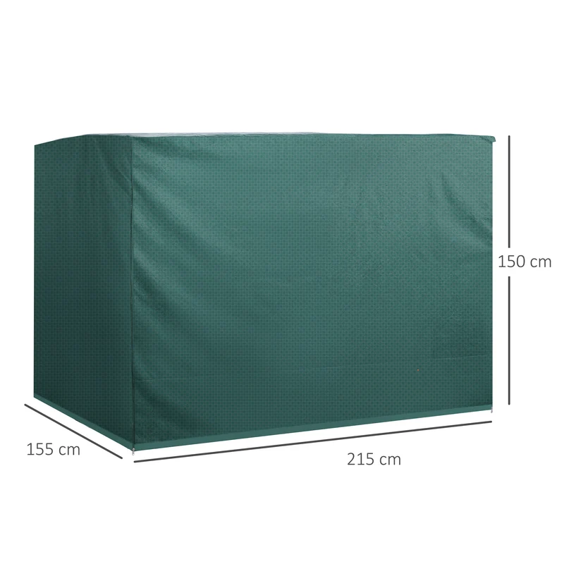 Outsunny Funda Protectora Columpio De Jardín 3 Plazas 215x155x150 Cm Impermeable