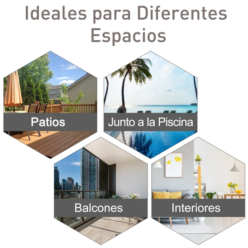 Outsunny Conjunto De 2 Sillas Plegables Con Reposabrazos Para Jardín O Terraza