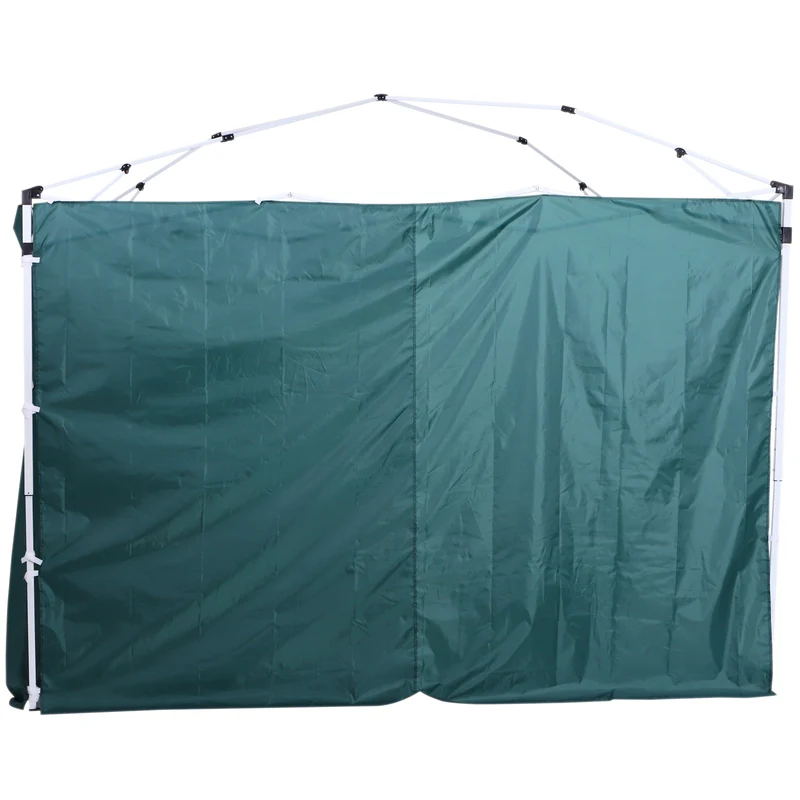 Outsunny 2 Paredes Laterales Para Carpa 3m Lado Parasol De Gazebo Tela Oxford