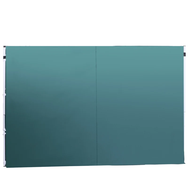 Outsunny 2 Paredes Laterales Para Carpa 3m Lado Parasol De Gazebo Tela Oxford