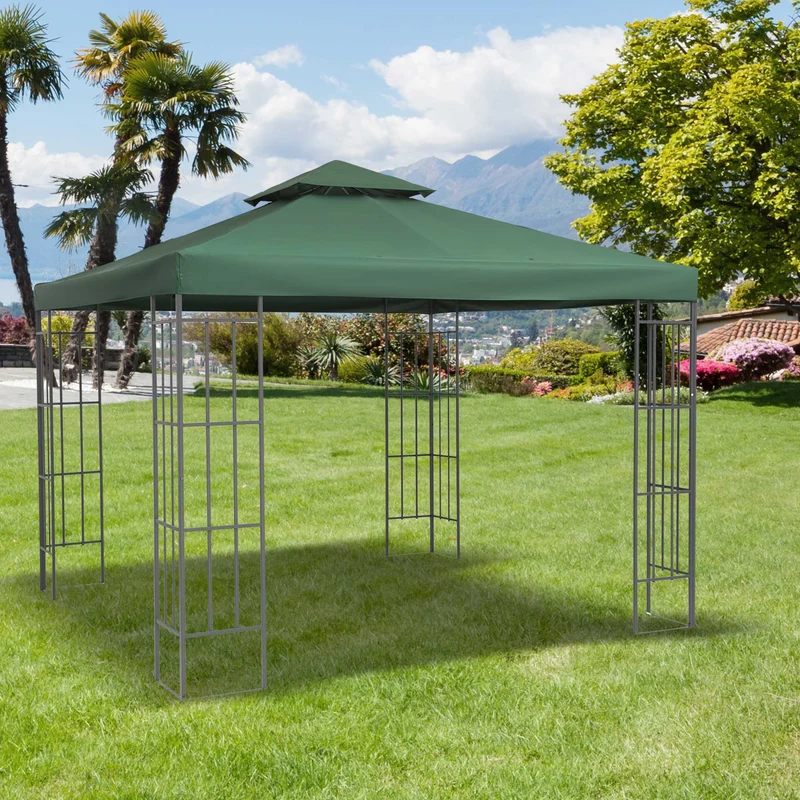 Outsunny Techo De Reemplazo 3x3m Para Estructura De Carpa Pabellón