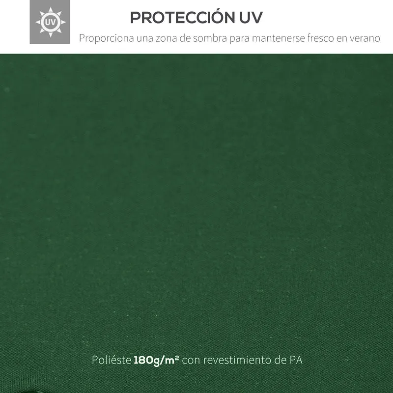 Outsunny Techo De Reemplazo 3x3m Para Estructura De Carpa Pabellón