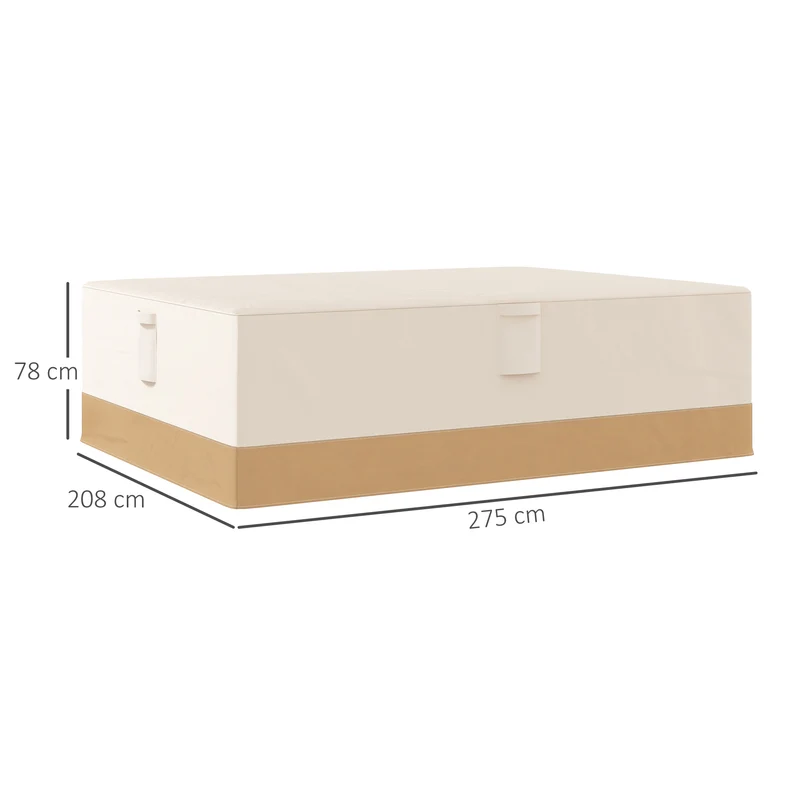 Outsunny Funda Protectora Para Muebles De Jardín Tela Oxford 600d Impermeable