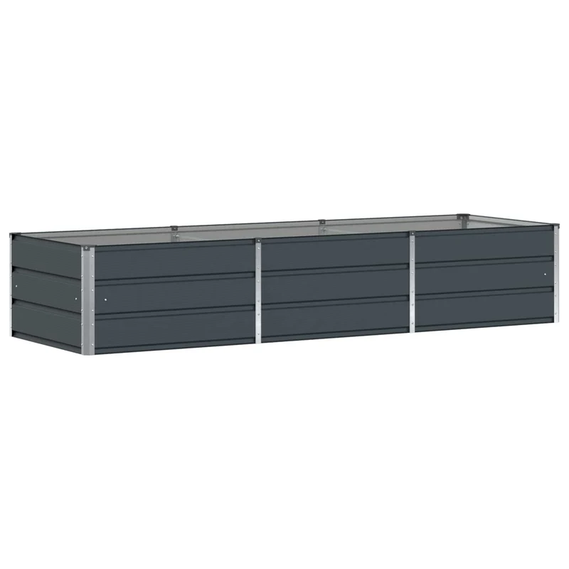 Jardinera Antracita 240 X 80 X 45 Cm Acero