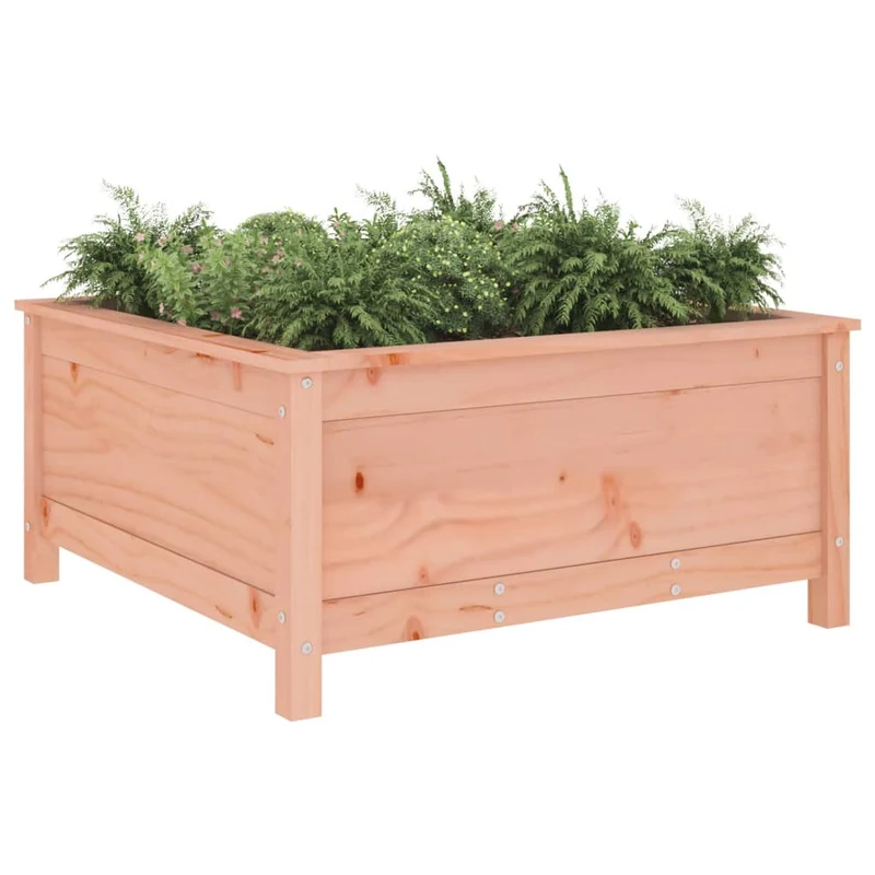 Jardinera Madera Maciza De Abeto Douglas 82,5x82,5x39 Cm