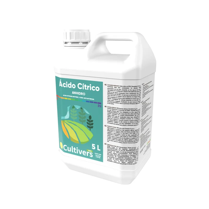 Ácido Cítrico Anhidro Líquido Cultivers 1 L