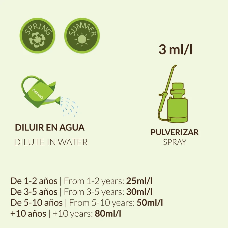 Abono Tropicales Líquido Ecológico Cultivers 5 L