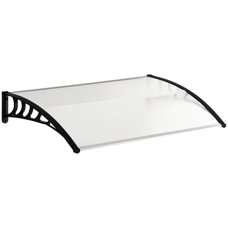 Outsunny Tejadillo De Protección Para Puertas Ventanas Contra Sol Y Lluvia