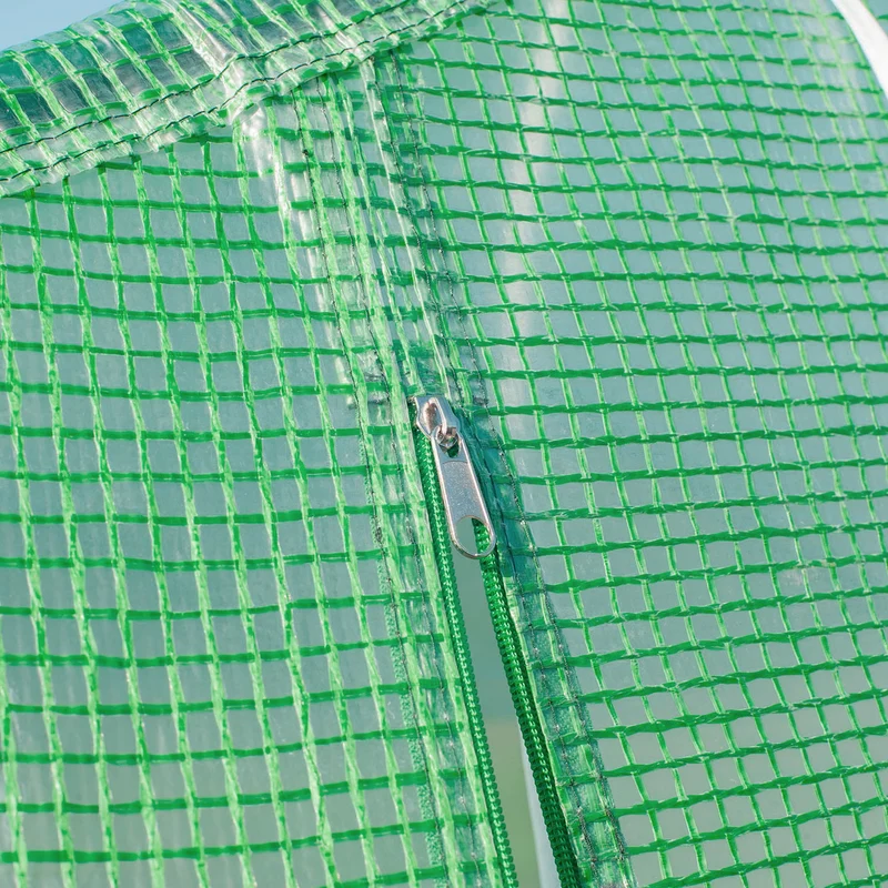 Outsunny Invernadero De Jardín 6x3x2 M Tipo Túnel Para Cultivo Plantas
